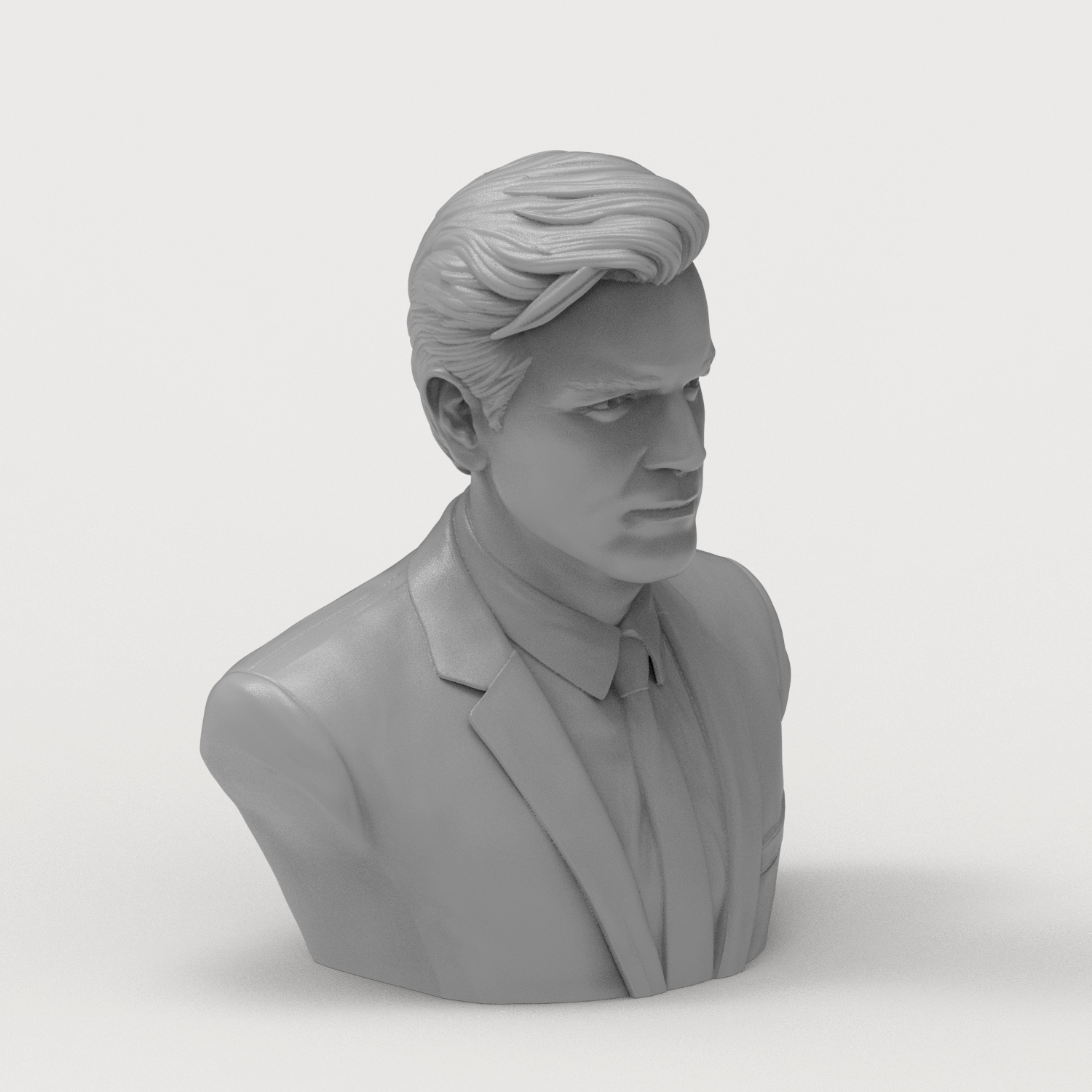 Ewan McGregor 3D Printable Bust 3D Model