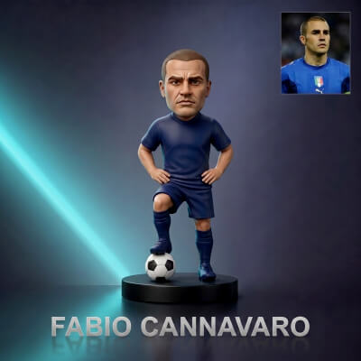 Fabio Cannavaro Footballer Figurine 3d Print Model