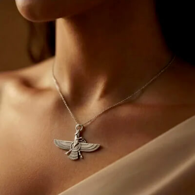 Faravahar “Zoroastrian Winged Symbol Pendant