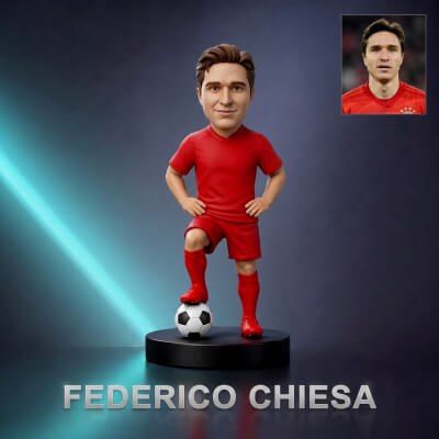 Federico Chiesa Footballer Figurine 3D Print Model