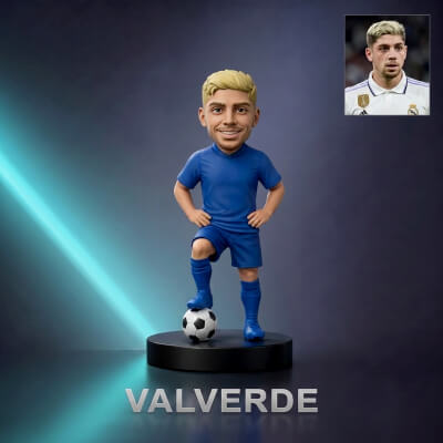 Federico Valverde Football Player Figurine 3D Print Model