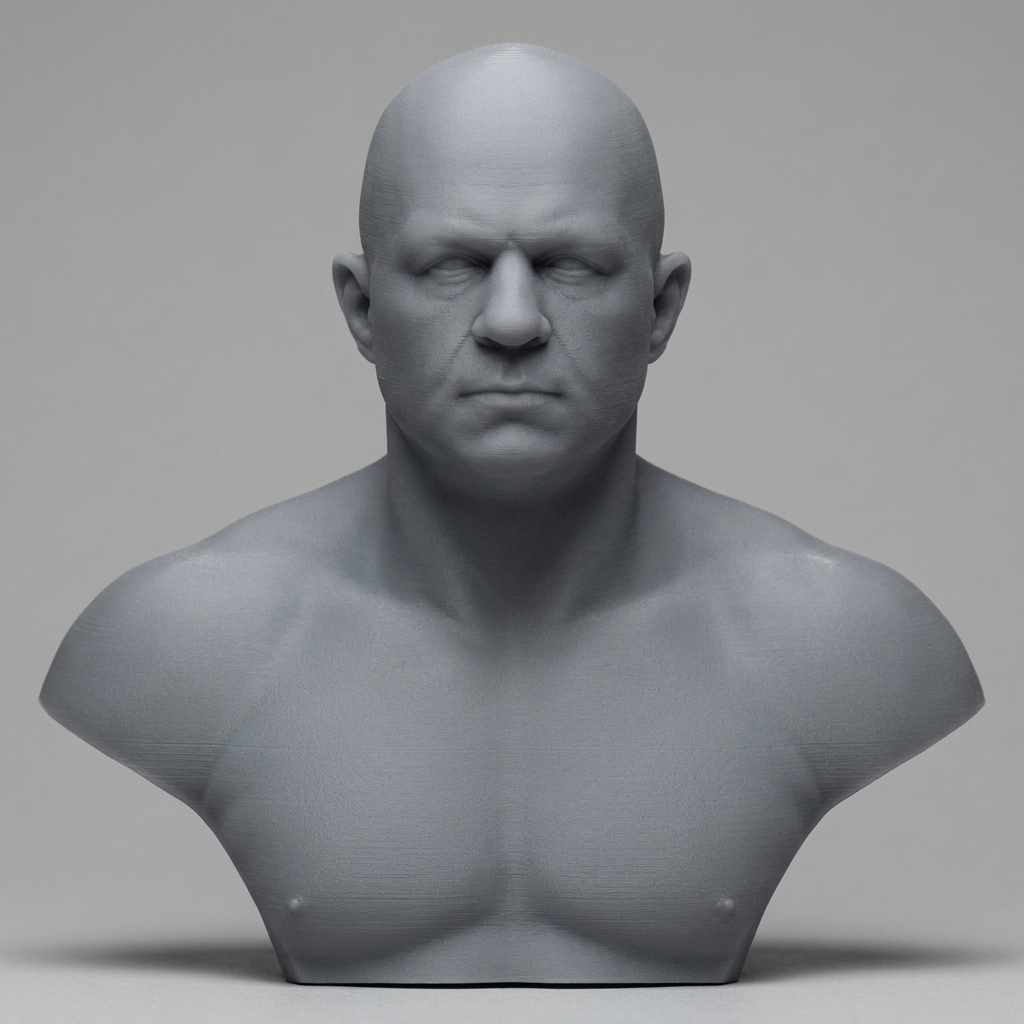 Fedor Emelianenko 3D Printable Bust 3D Model