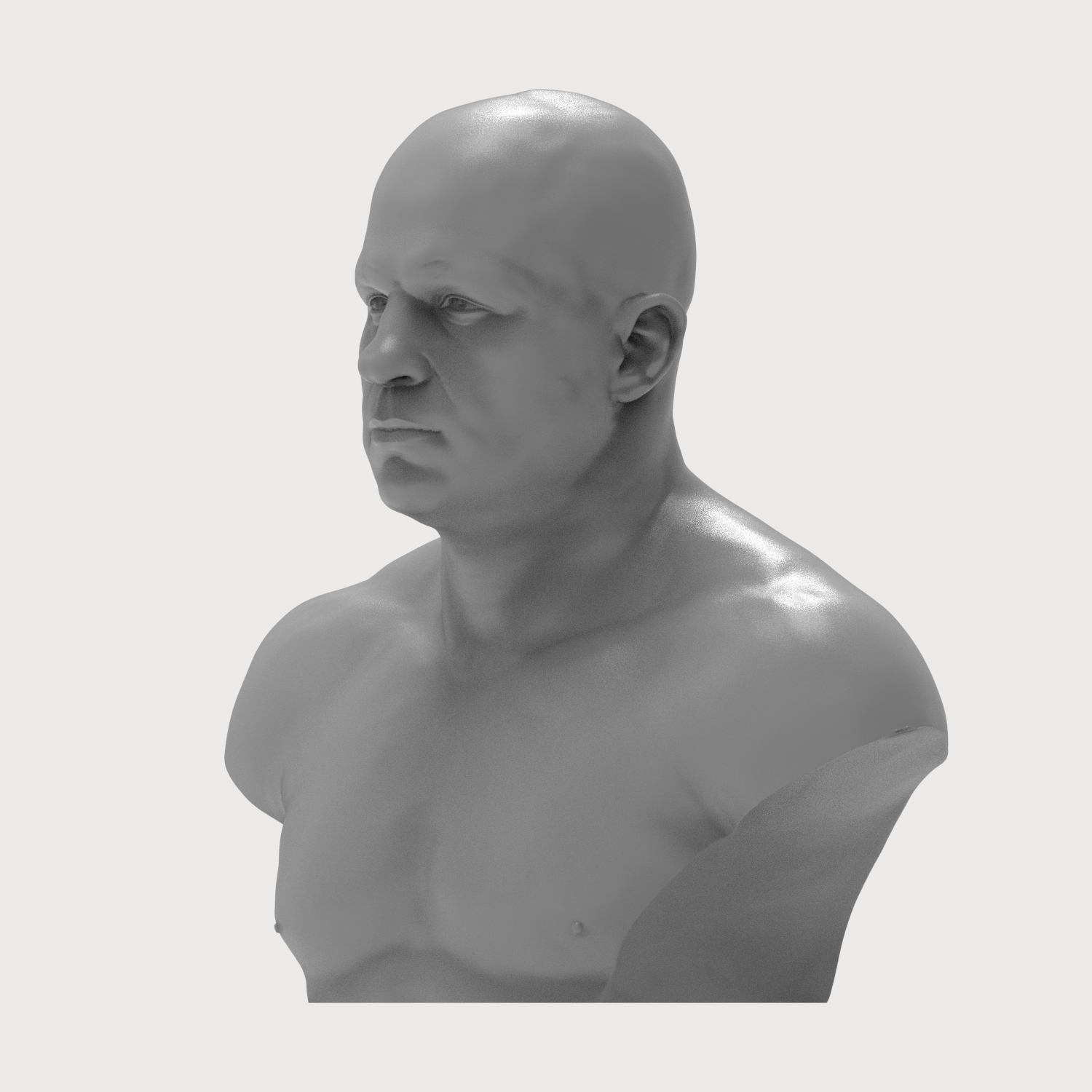 Fedor Emelianenko 3D Printable Bust 3D Model