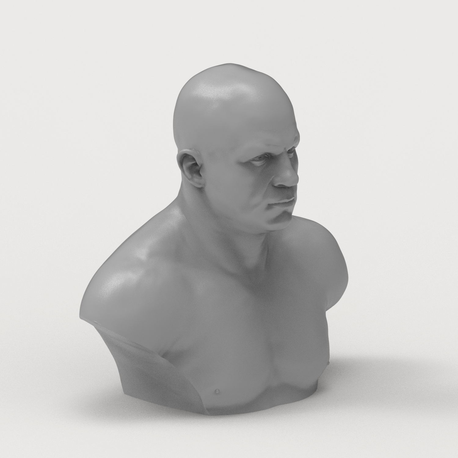 Fedor Emelianenko 3D Printable Bust 3D Model
