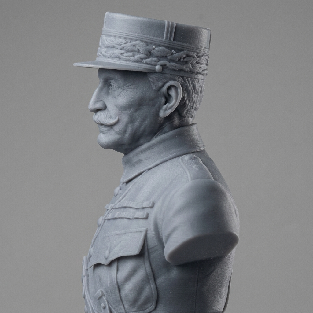Ferdinand Foch 3D Printable Bust 3D Model