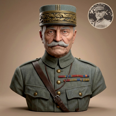Ferdinand Foch 3D Printable Bust