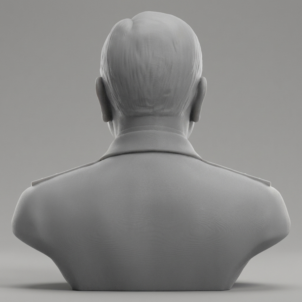 Fleet Admiral William Frederick Halsey 3D Printable Bust 3D Model
