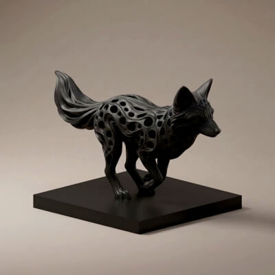 Fox 3D Print Model 3D Print Model