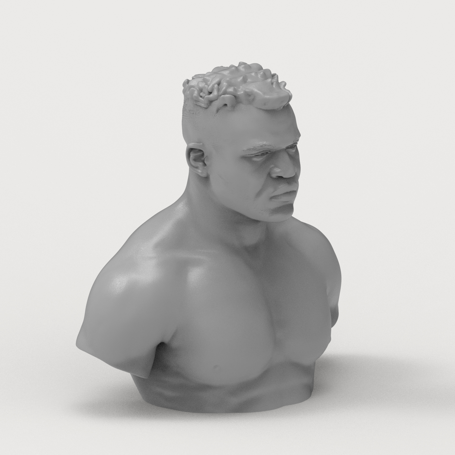 Francis Ngannou 3D Printable Bust 3D Model