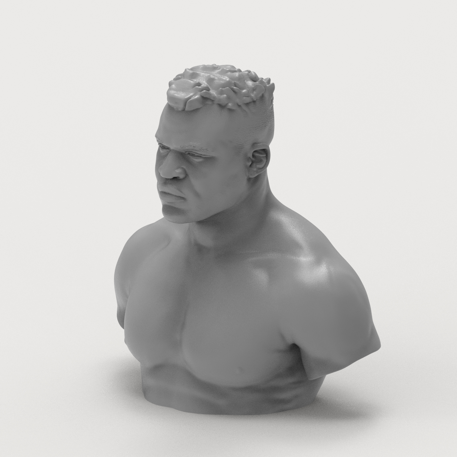 Francis Ngannou 3D Printable Bust 3D Model