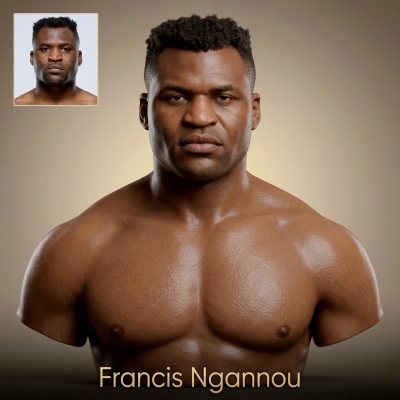 Francis Ngannou 3D Printable Bust