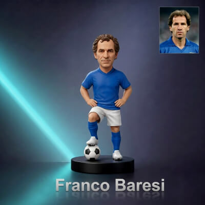 Franco Baresi Footballer Figurine 3D Print Model