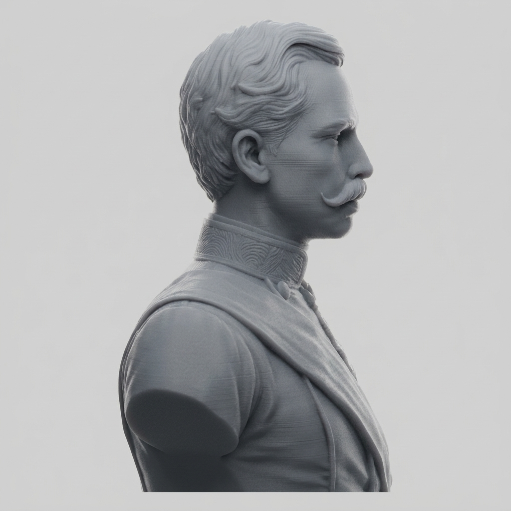 Franz Joseph I Emperor of Austria 3D Printable Bust 3D Model