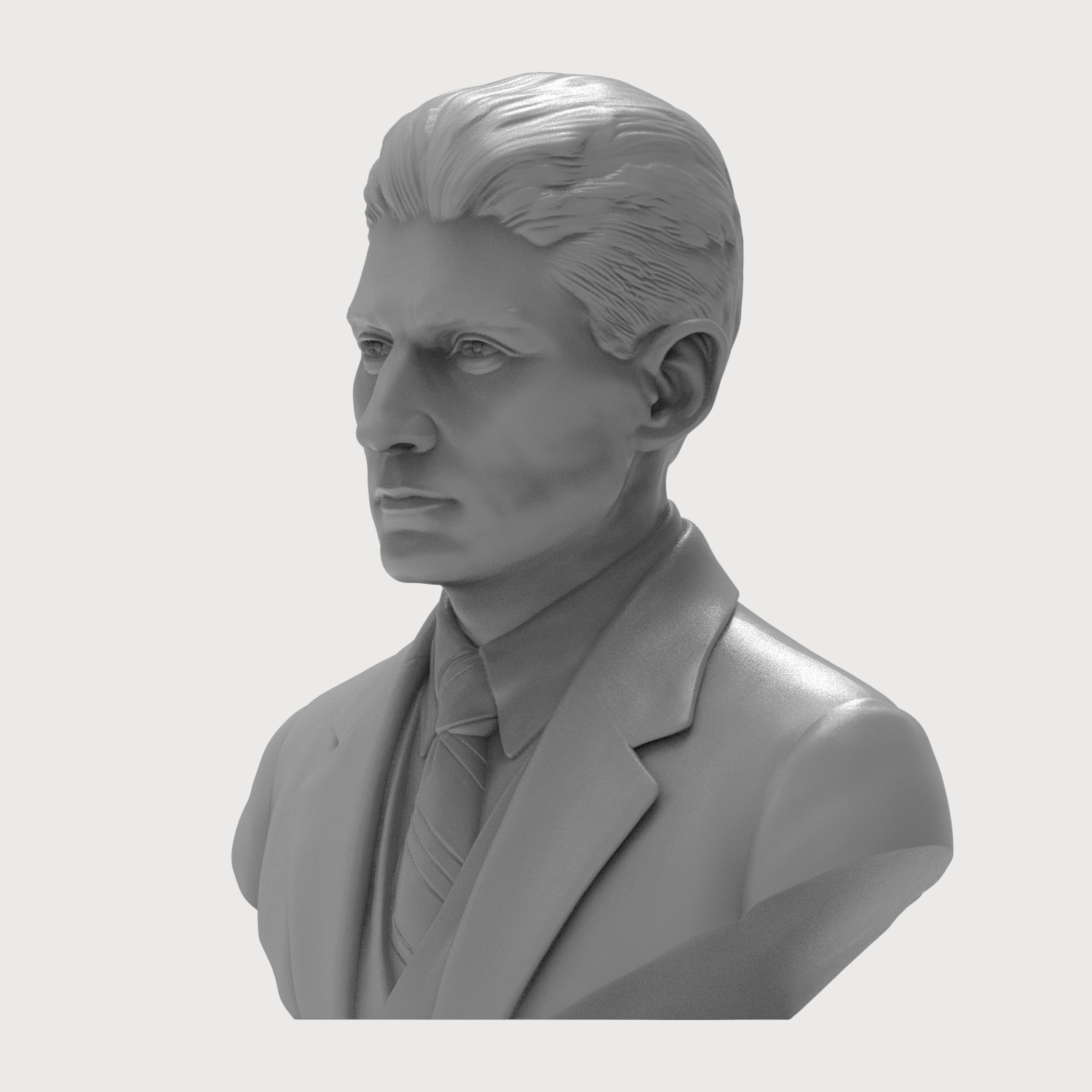Franz Kafka 3D Printable Bust 3D Model