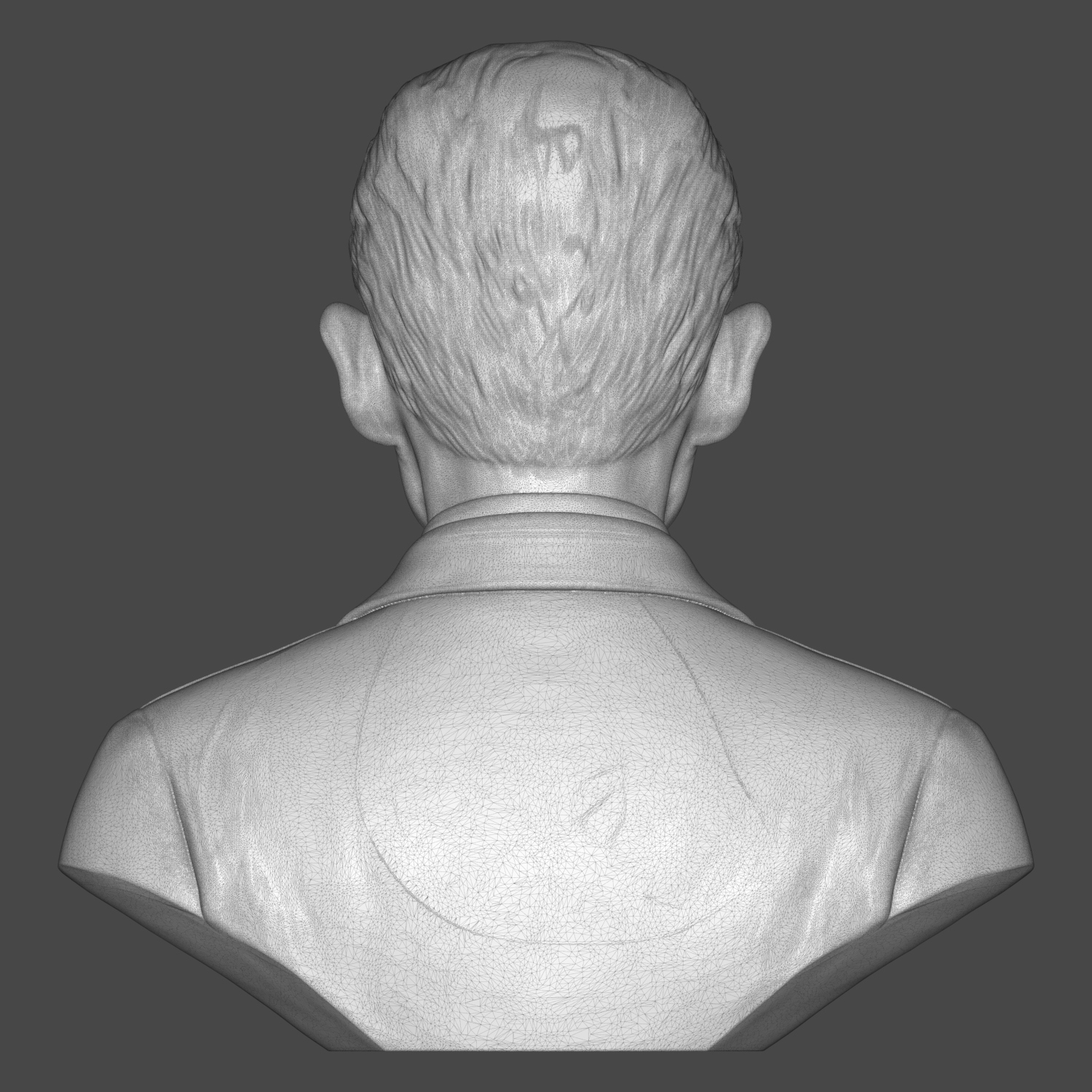 Franz Kafka 3D Printable Bust 3D Model