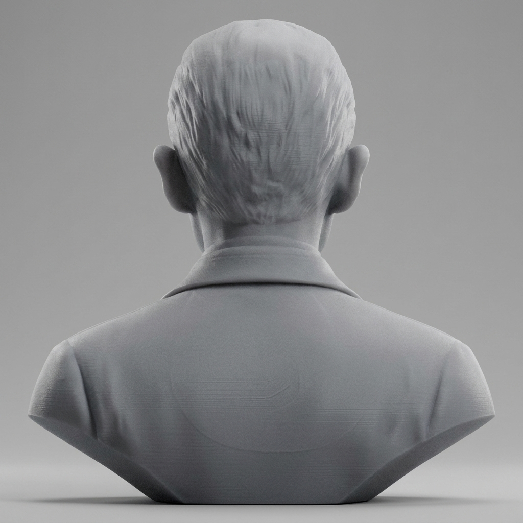 Franz Kafka 3D Printable Bust 3D Model