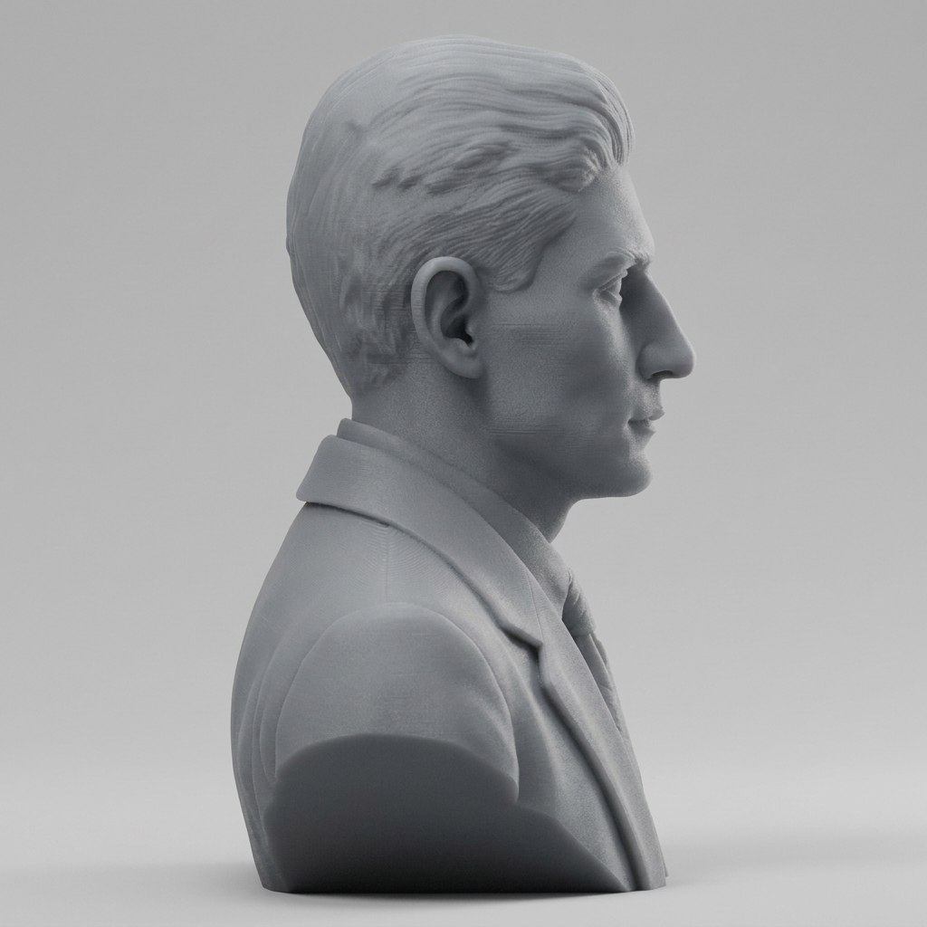 Franz Kafka 3D Printable Bust 3D Model