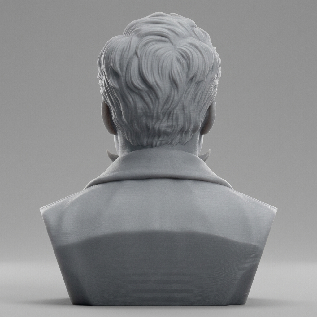 Friedrich Nietzsche 3D Printable Bust 3D Model