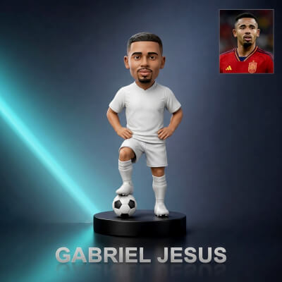 Gabriel Jesus Football Player Figurine 3D Print Model