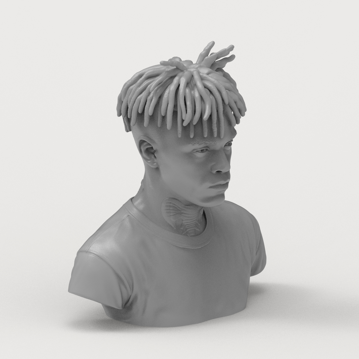 XXXTentacion 3D Printable Bust 3D Model