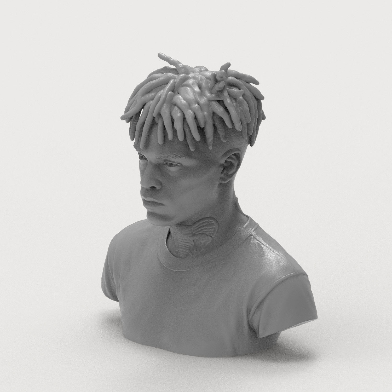 XXXTentacion 3D Printable Bust 3D Model