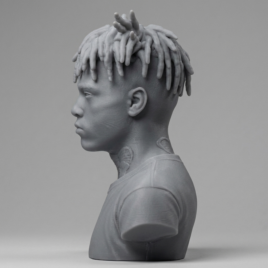 XXXTentacion 3D Printable Bust 3D Model