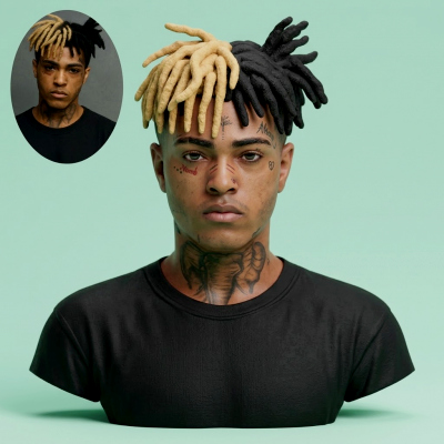 XXXTentacion 3D Printable Bust