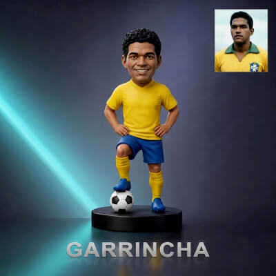 Garrincha Footballer Figurine 3D Print Model