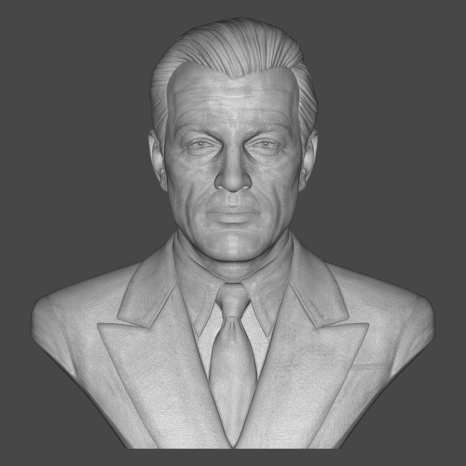 Gary Cooper Bust 3D Printable 3D Model