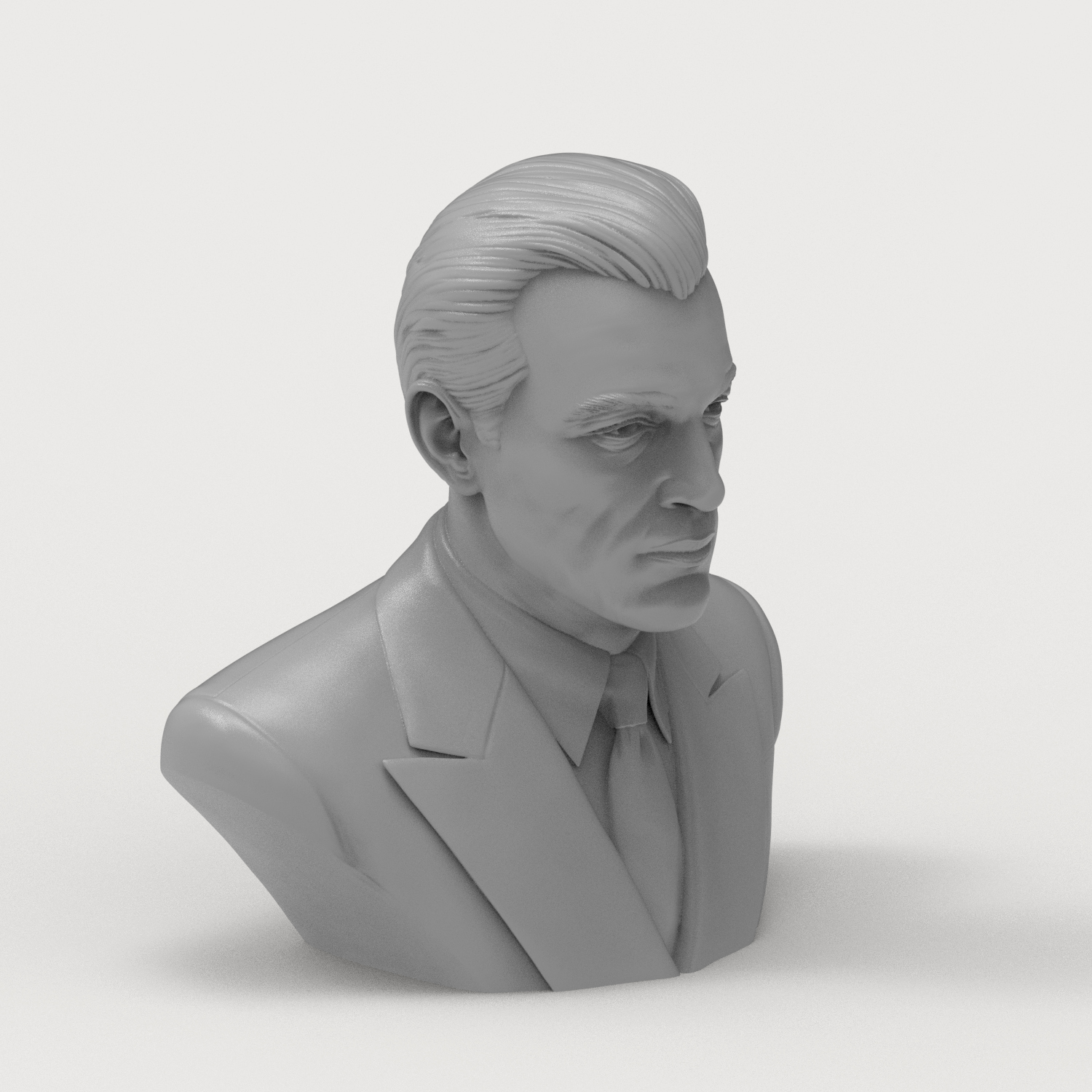 Gary Cooper Bust 3D Printable 3D Model