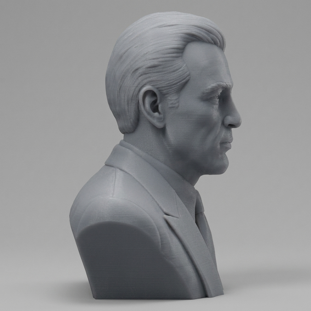 Gary Cooper Bust 3D Printable 3D Model