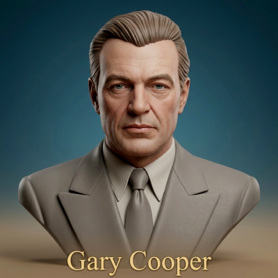 Gary Cooper Bust 3D Printable
