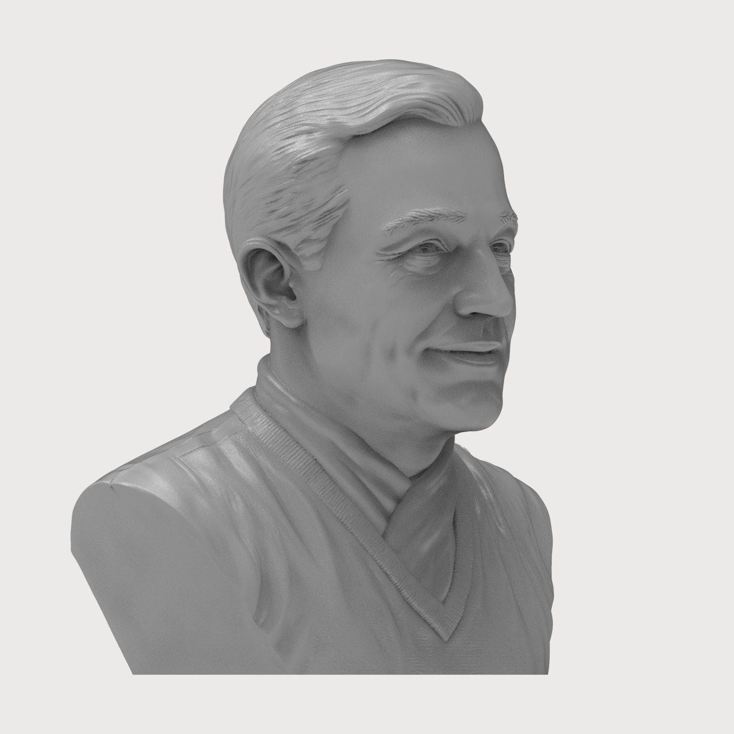 Gene Kelly 3D Printable Bust 3D Model