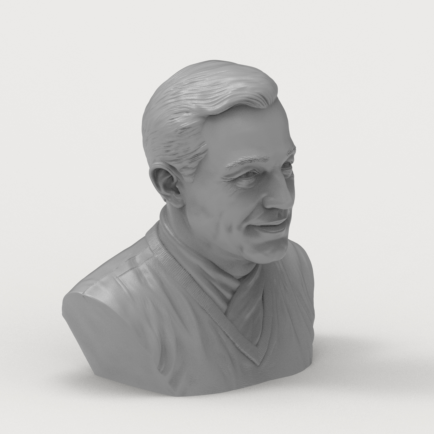 Gene Kelly 3D Printable Bust 3D Model