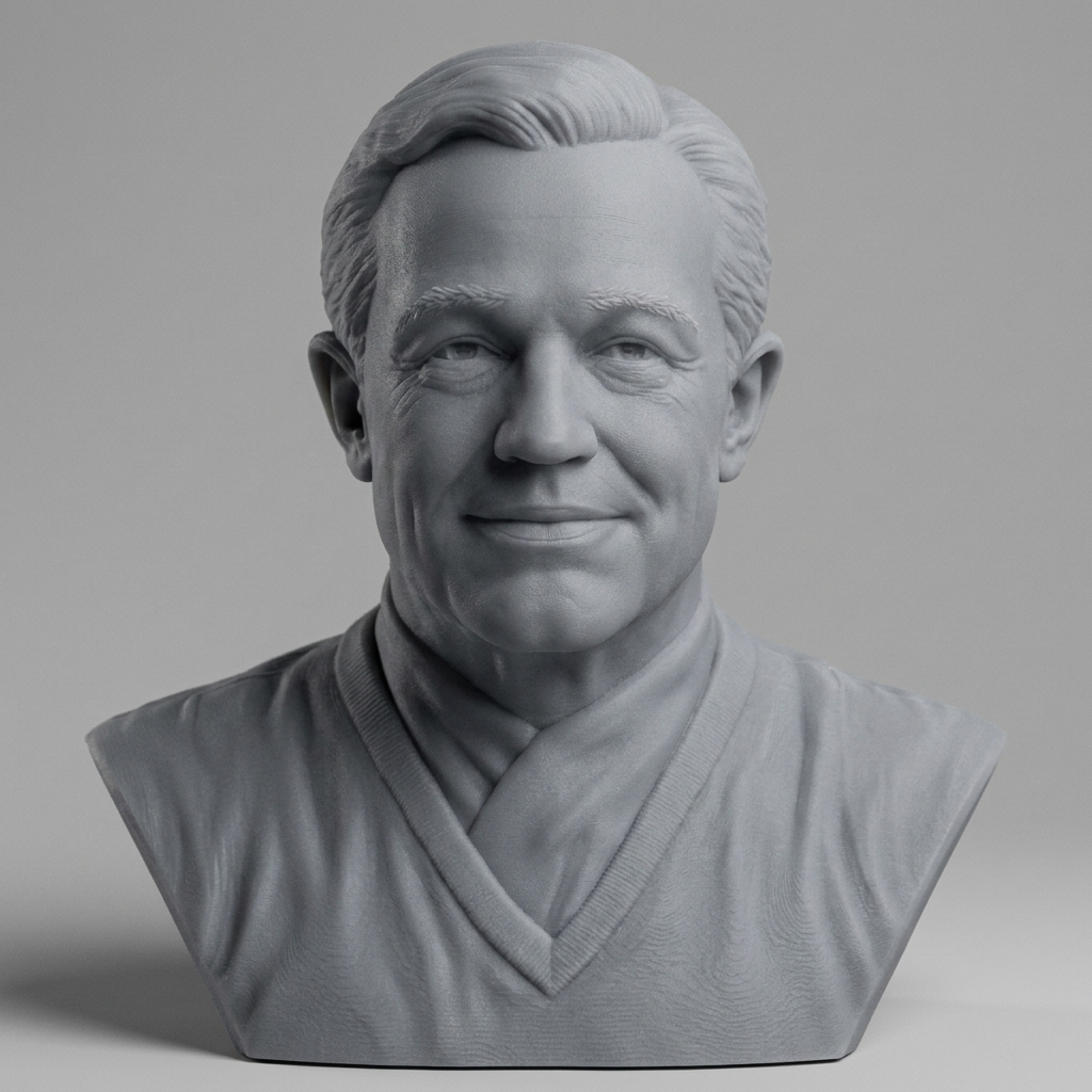 Gene Kelly 3D Printable Bust 3D Model