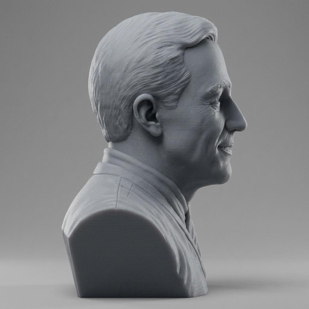 Gene Kelly 3D Printable Bust 3D Model