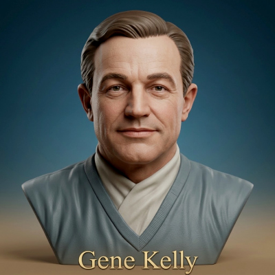 Gene Kelly 3D Printable Bust