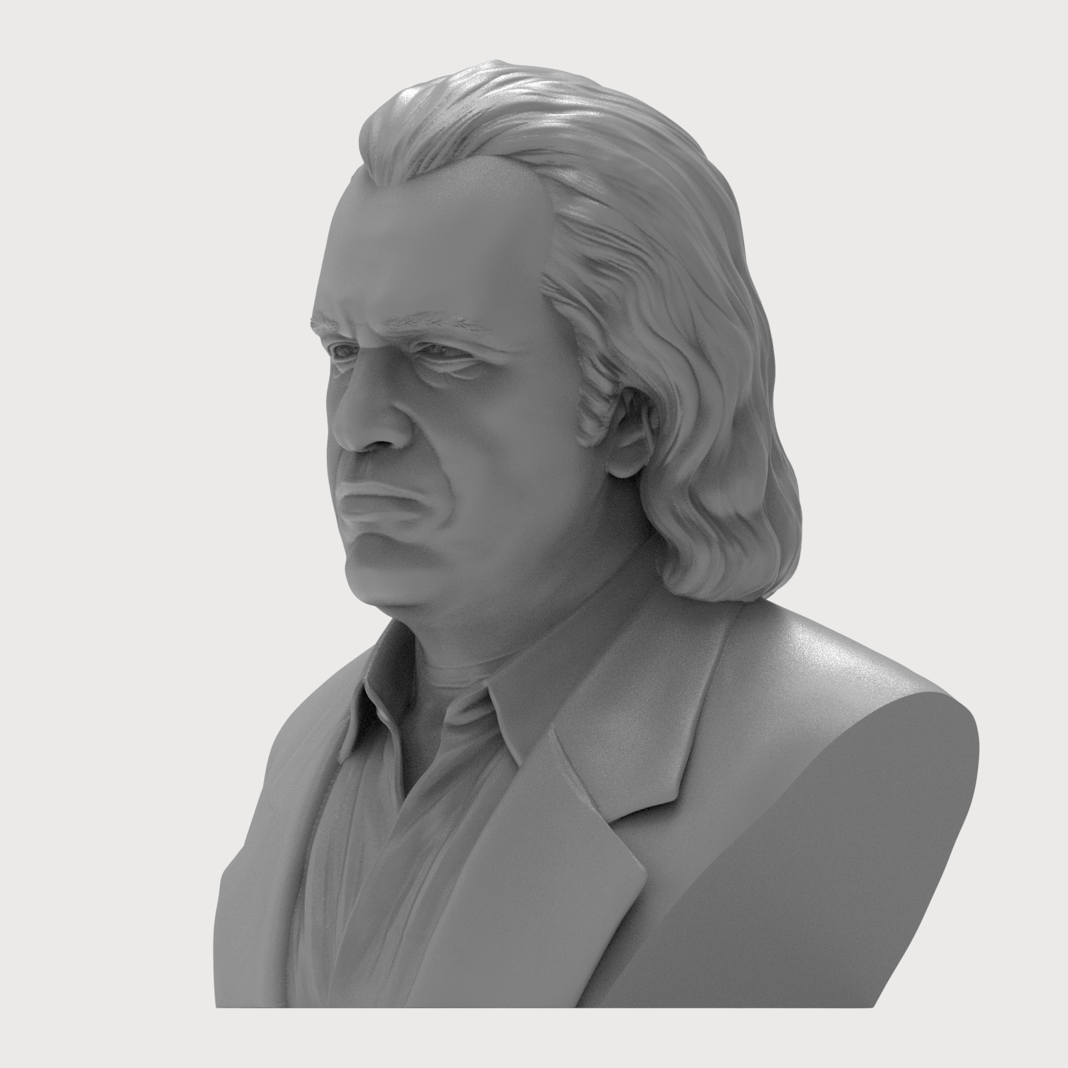 Gene Simmons 3D Printable Bust 3D Model