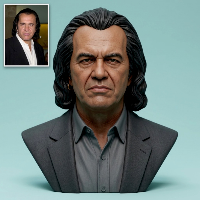 Gene Simmons 3D Printable Bust