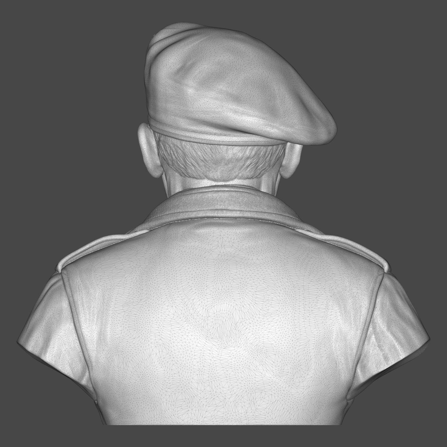 General Bernard Montgomery 3D Printable Bust 3D Model