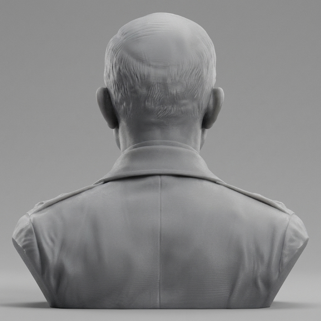 General Dwight D. Eisenhower 3D Printable Bust 3D Model