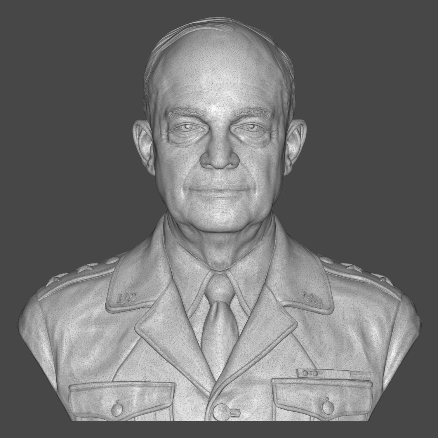 General Dwight D. Eisenhower 3D Printable Bust 3D Model