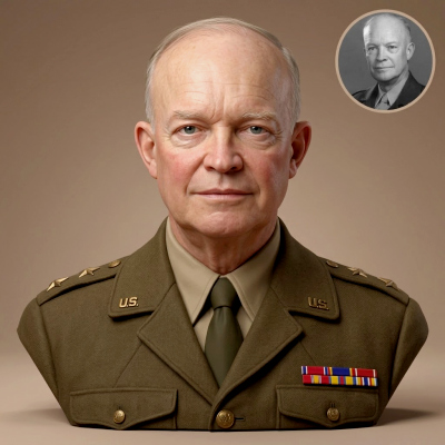 General Dwight D. Eisenhower 3D Printable Bust
