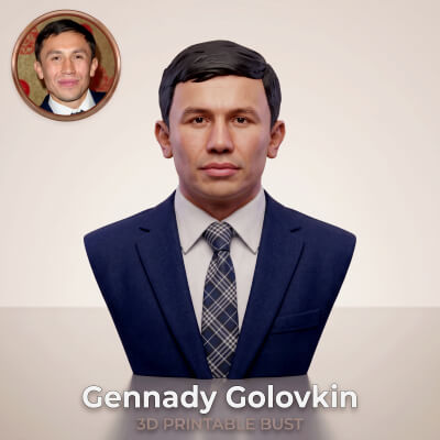 Gennady Golovkin Boxing Champion Bust