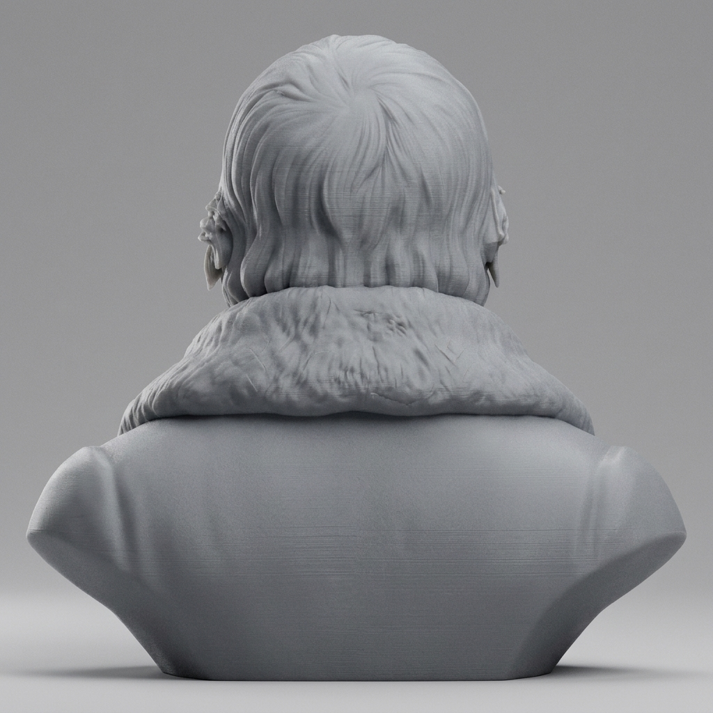 Georg Wilhelm Friedrich Hegel Bust 3D Printable 3D Model