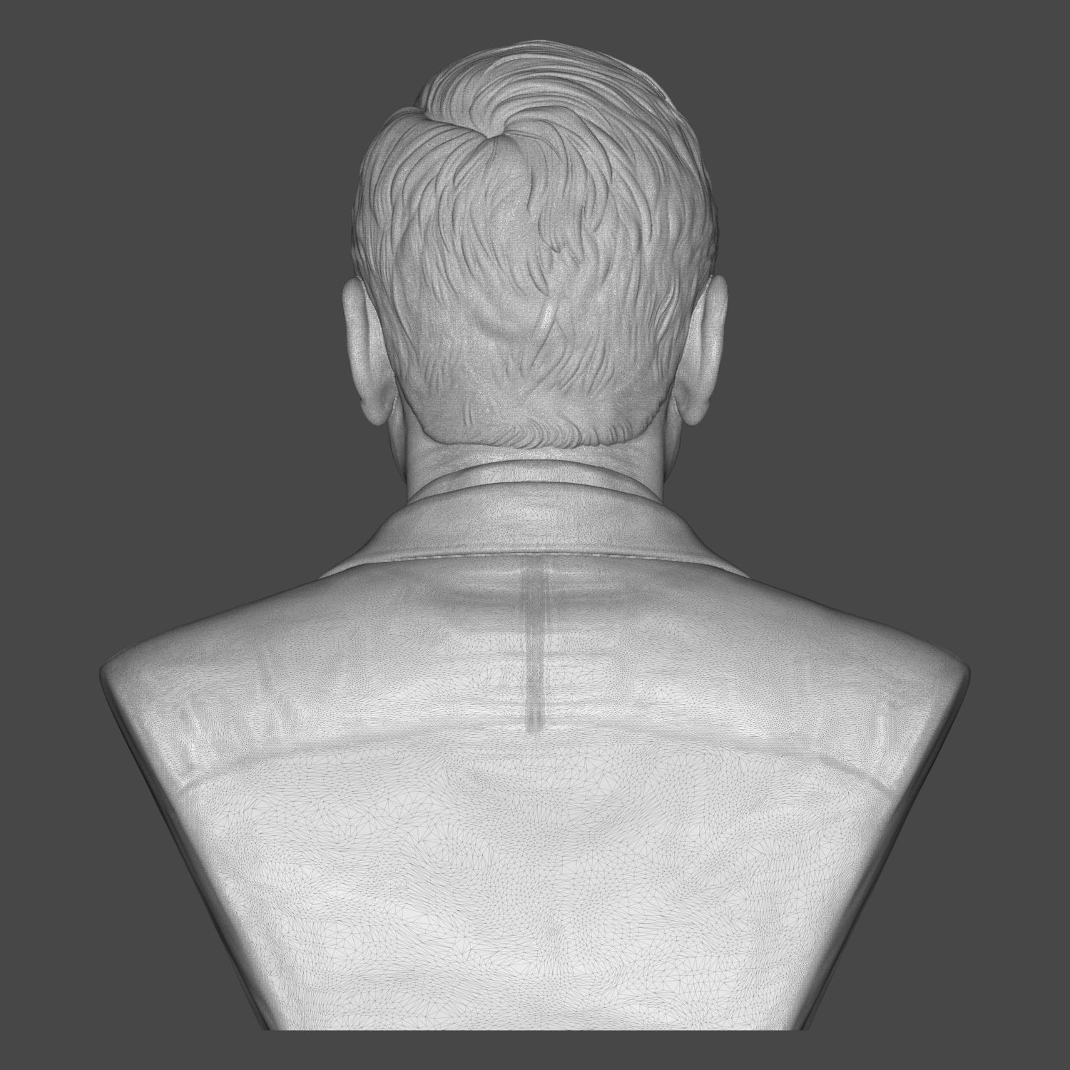 George Clooney 3D Printable Bust 3D Model