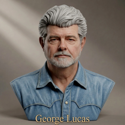 George Lucas Bust 3D Printable Model