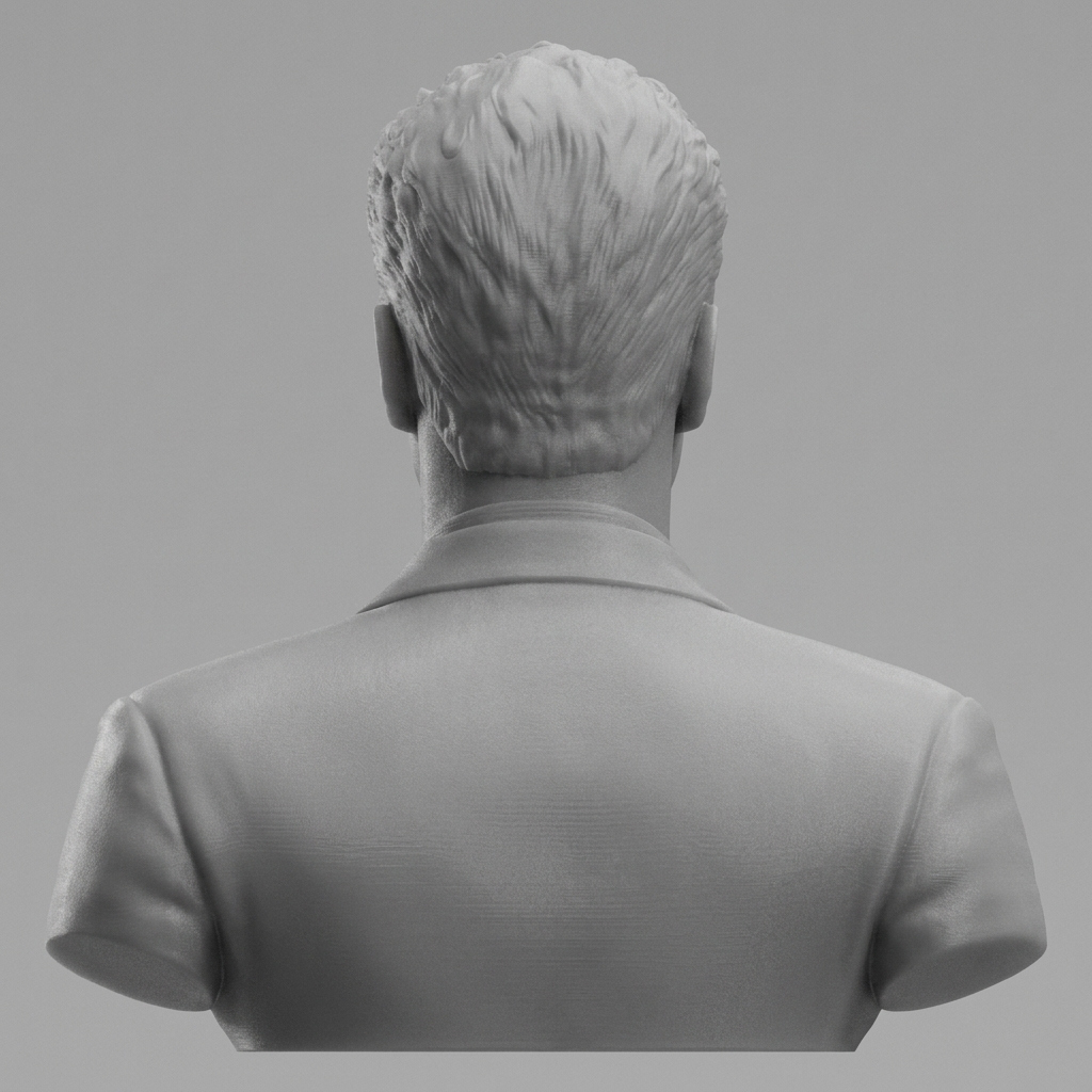 George Michael 3D Printable Bust 3D Model