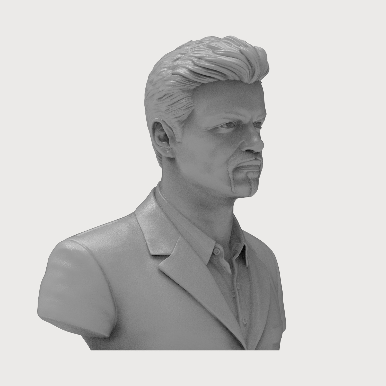 George Michael 3D Printable Bust 3D Model
