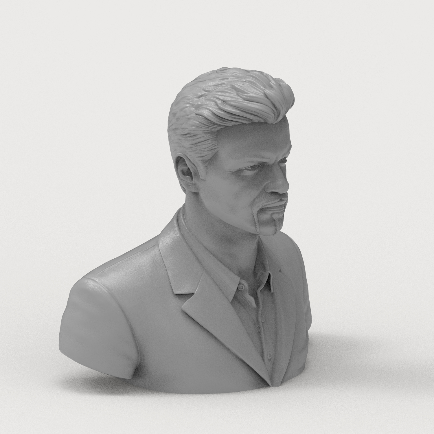 George Michael 3D Printable Bust 3D Model